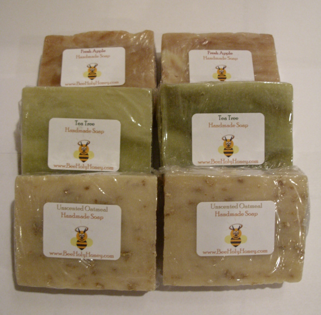 Handmade Soaps 4 Varieties Save over 20 PCT