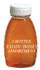 SAVE almost 25% -3pk EXOTIC HONEY SAMPLER -1 each of Acacia, Linden & Thyme Honey 3 x 8oz btls.