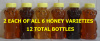 Mixed Pack Honey 12 Bottle Assortment - Save almost 30%